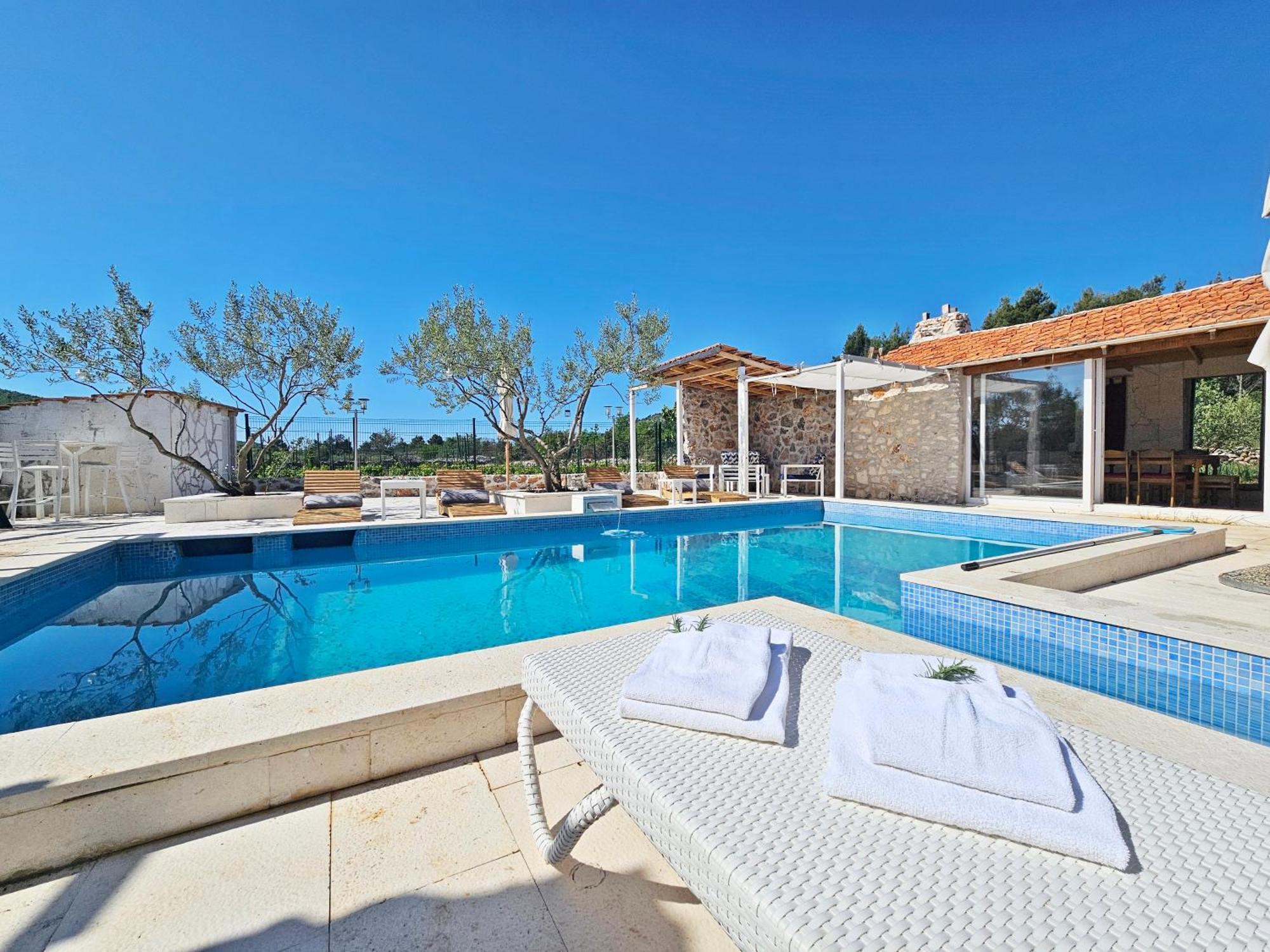 Villa Flamingo - House With Private Pool Gornji Seget Exterior foto